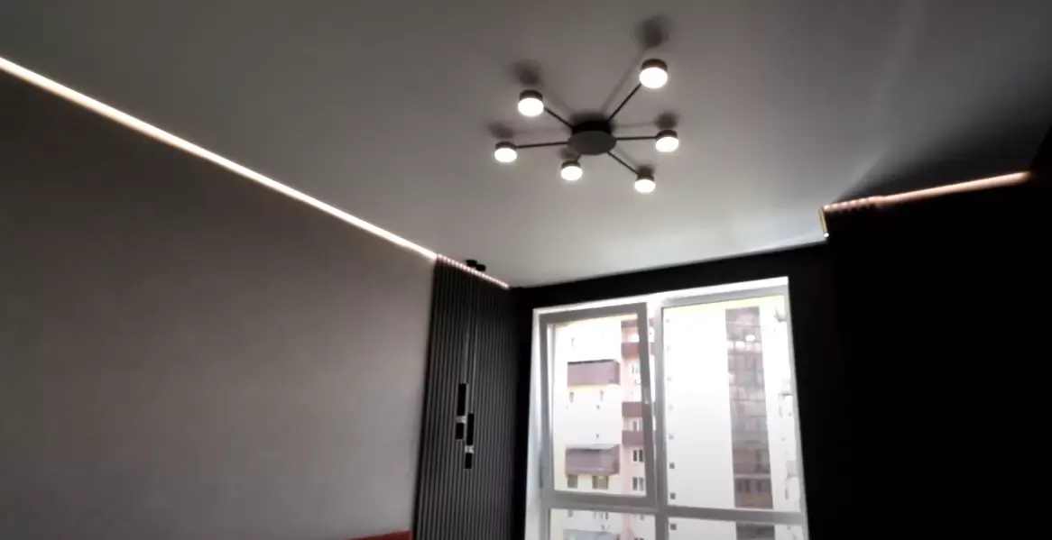 Натяжной потолок MSD Premium с подсветкой — Калининград, Аксакова, 129, фото 1